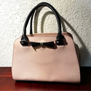 Kate Spade Blush and Black Satchel